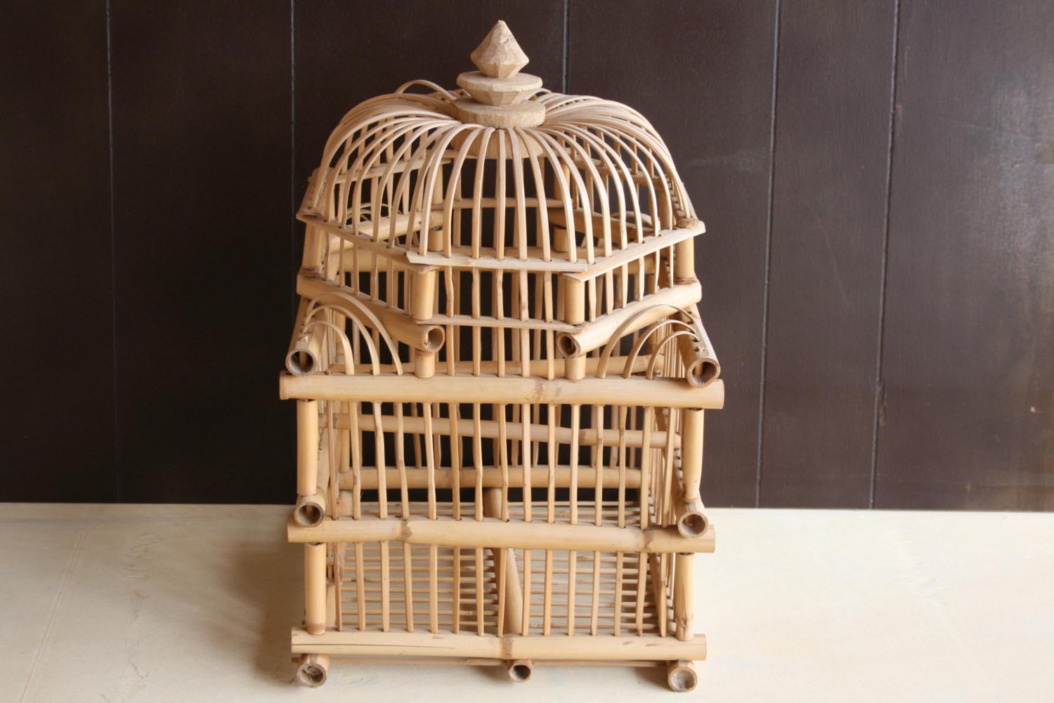 Asian Bamboo Bird Cage