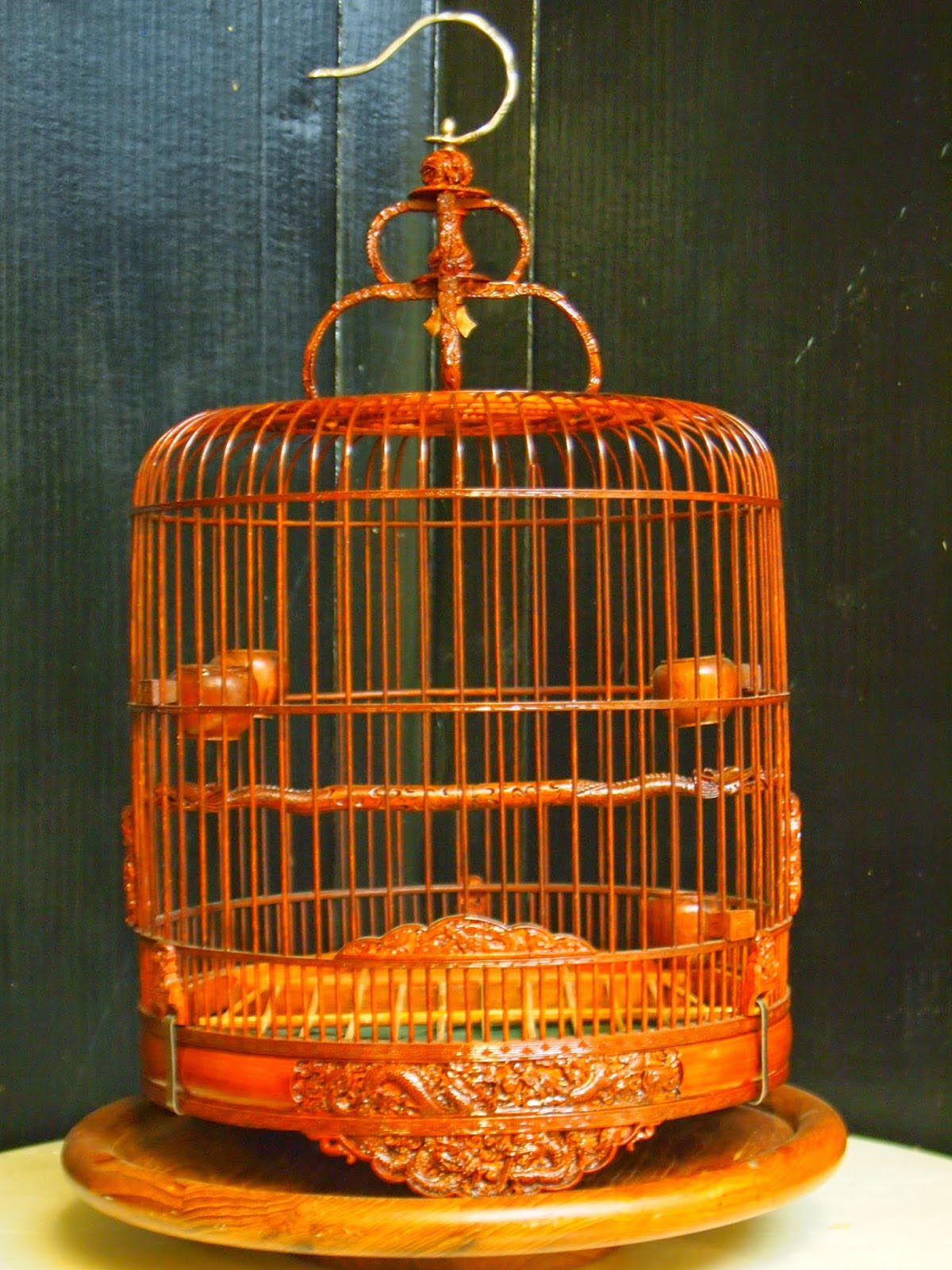 Bamboo Bird Cages Set