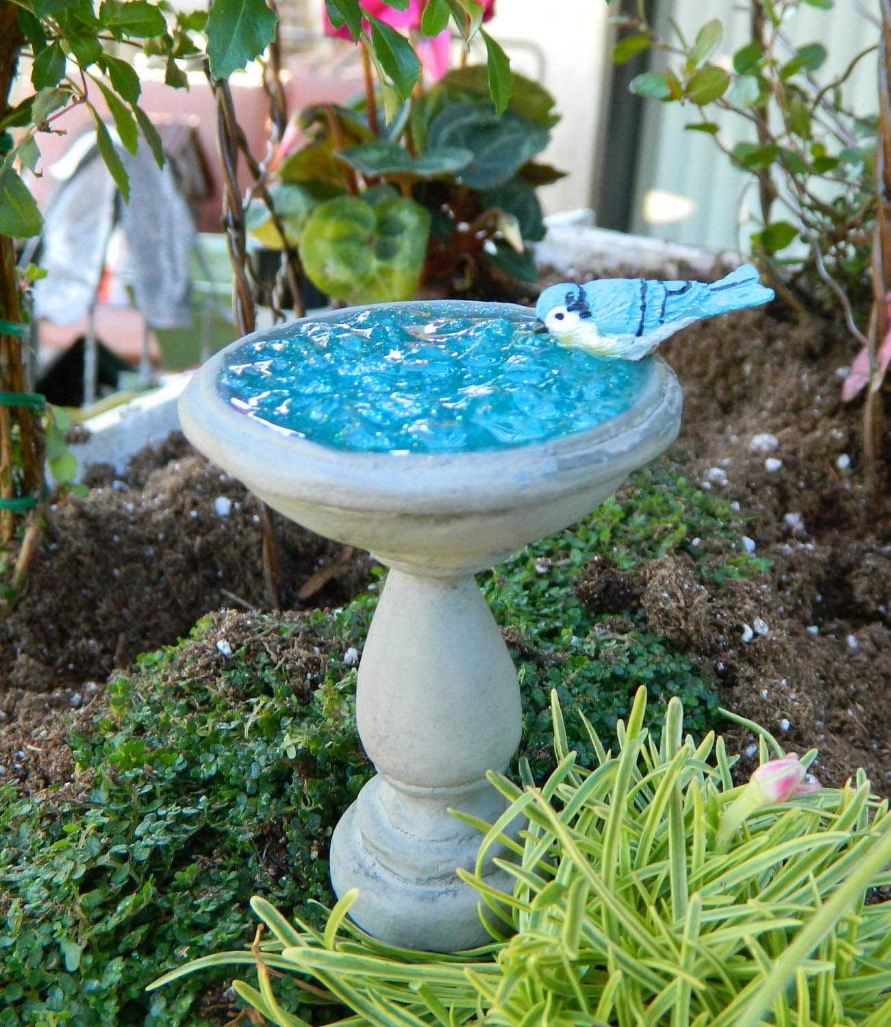 Bird Bath Fairy Gardens