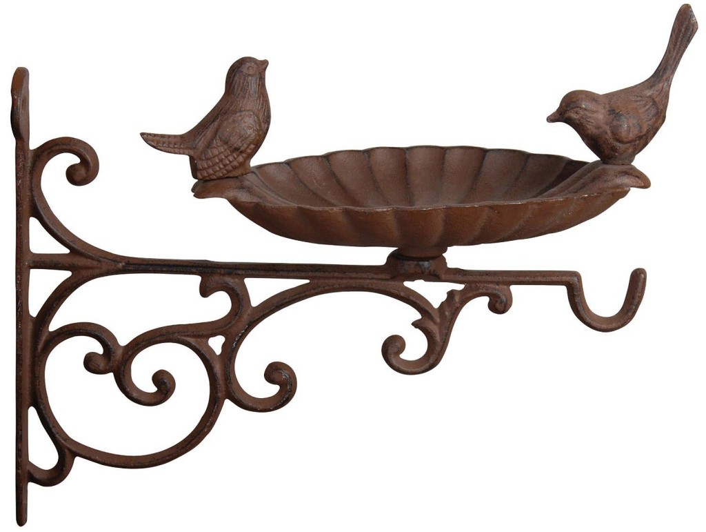 Cast Iron Hummingbird Bird Bath