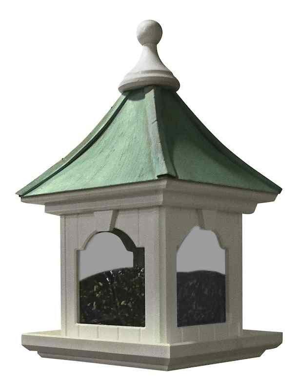 Copper Roof Bird Feeder