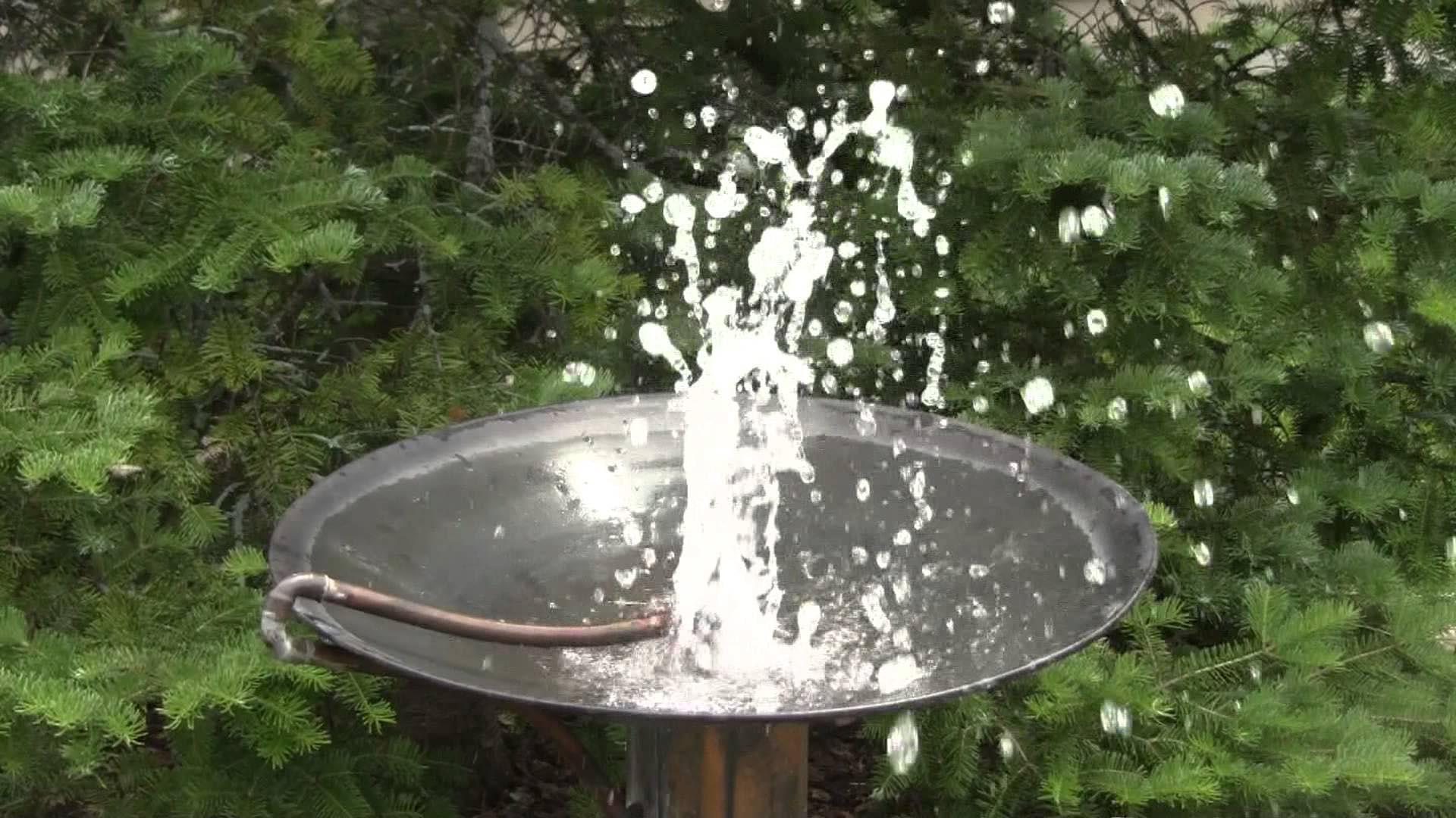 DIY Water Fountain Bird Bath