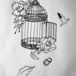 Drawings of Bird Cages