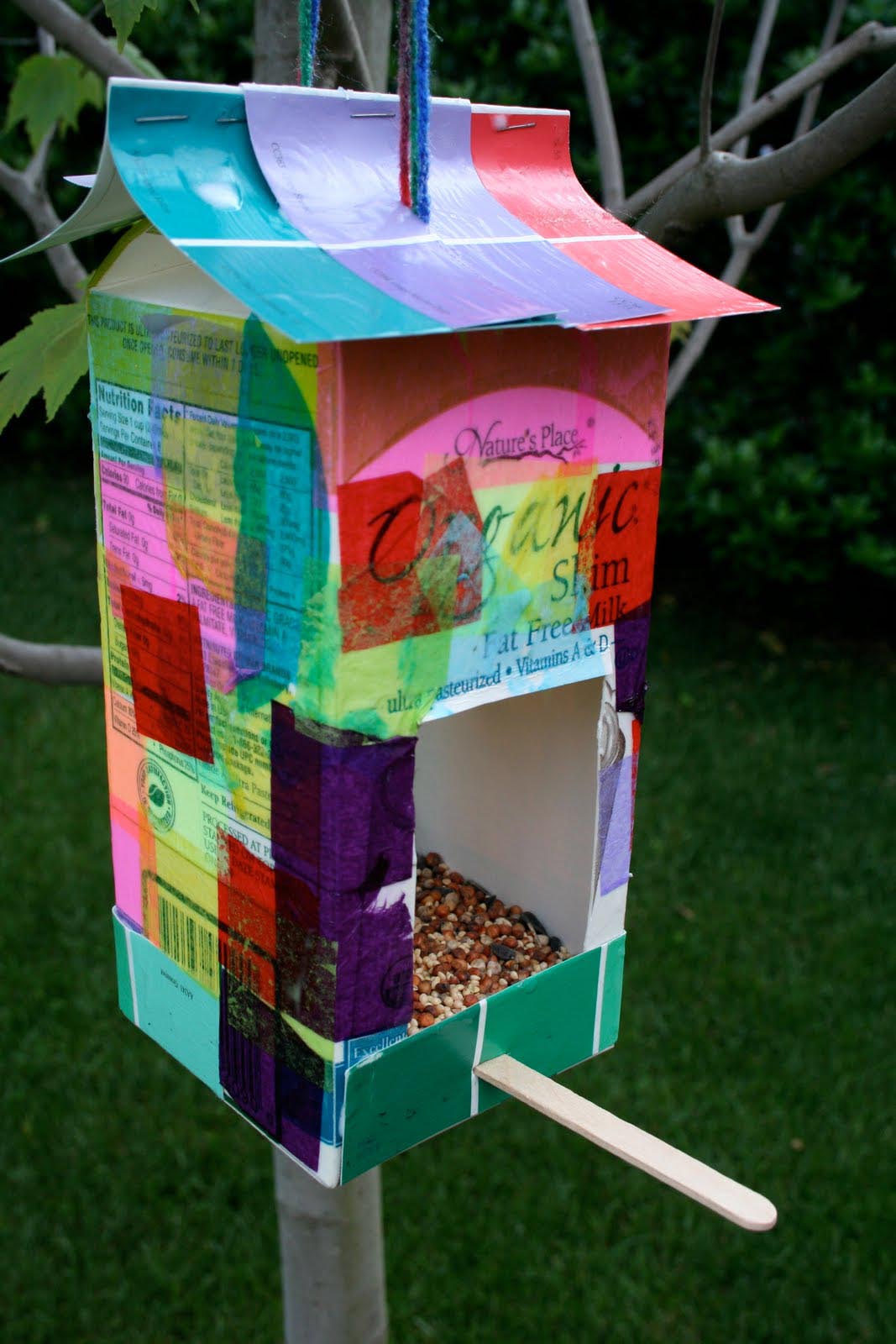 Homemade Bird Houses for Kids
