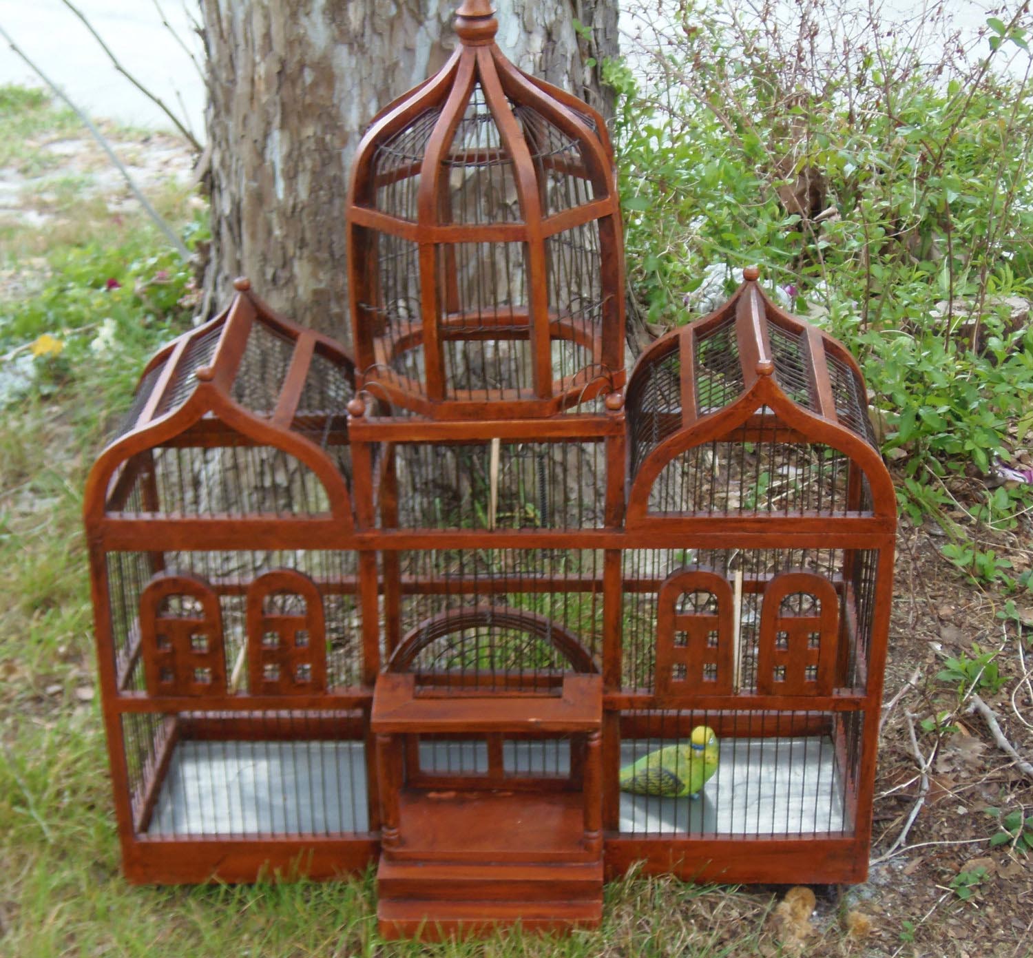 Large Custom Wooden Bird Cages