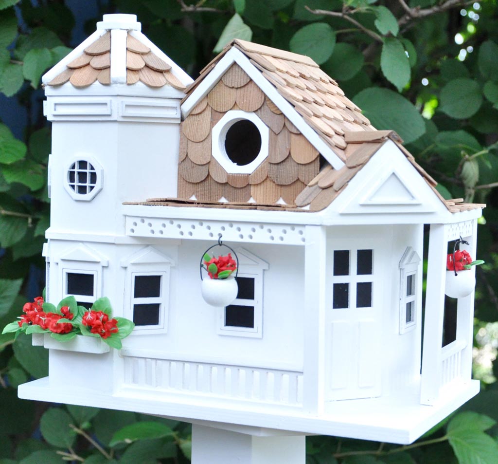 Large White Bird Houses