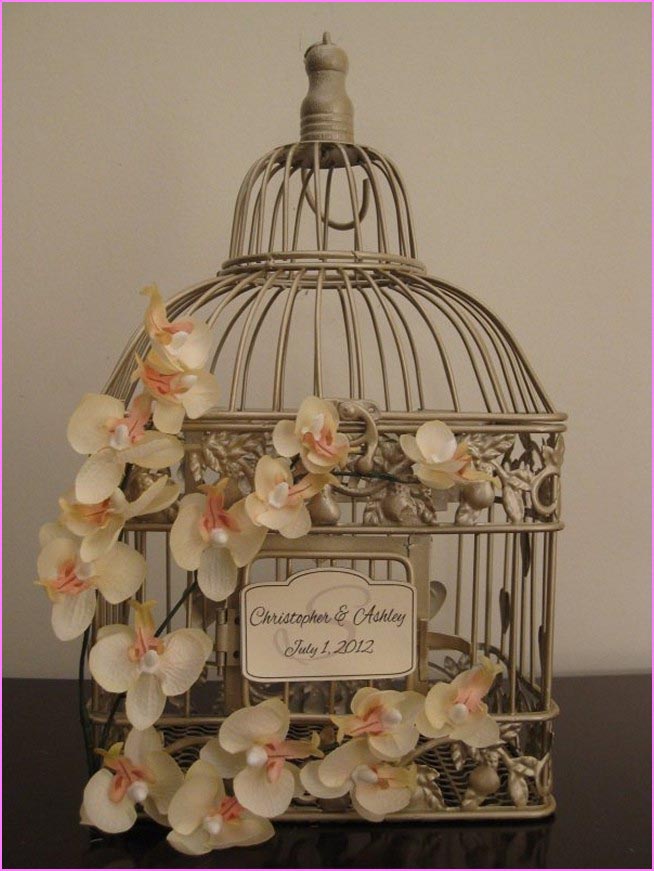 Metal Bird Cage Decoration