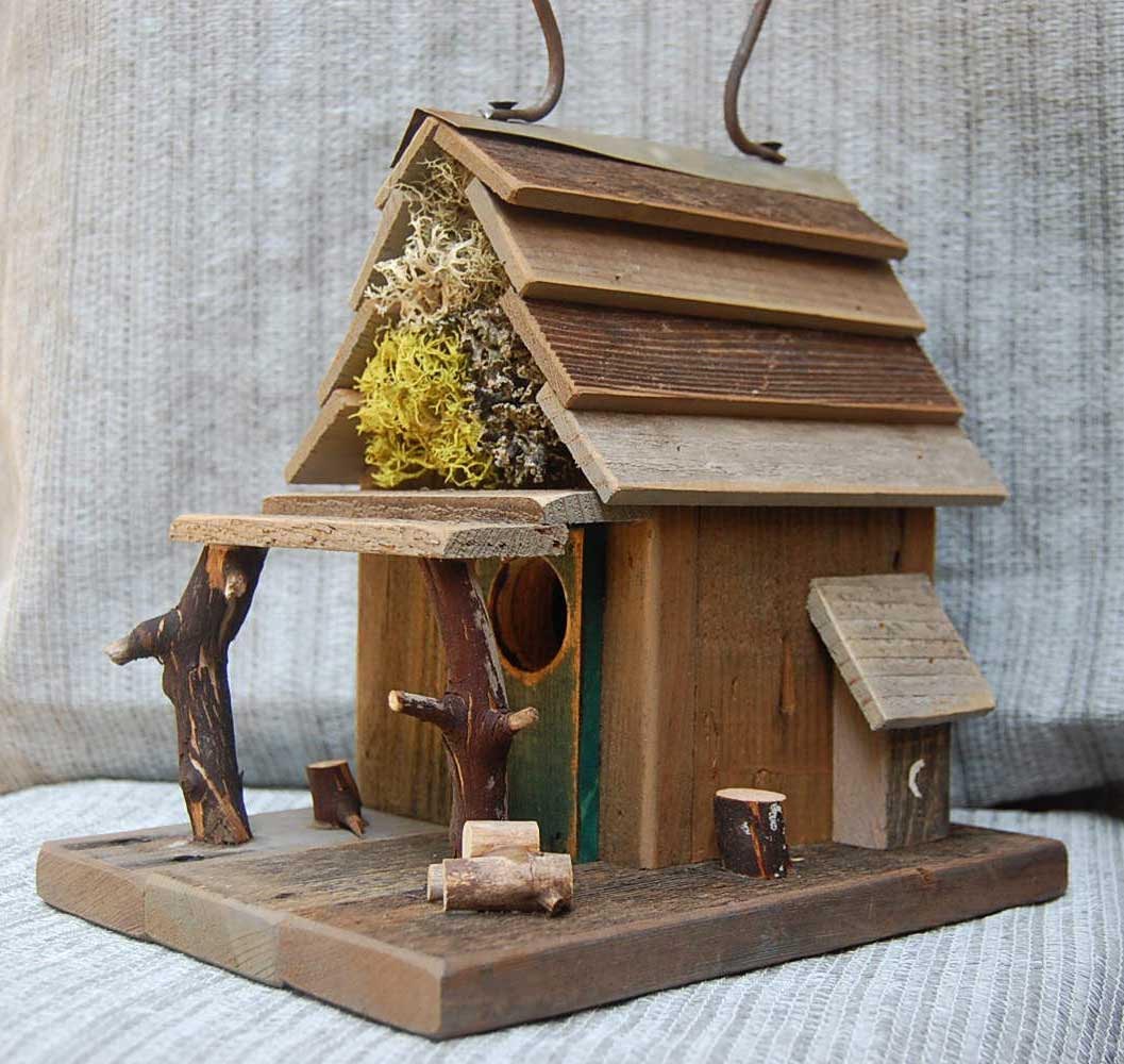 Rustic Wooden Bird Houses