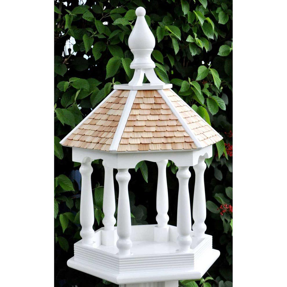 White Gazebo Bird Feeder