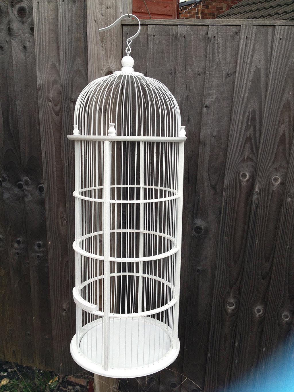 White Victorian Bird Cage