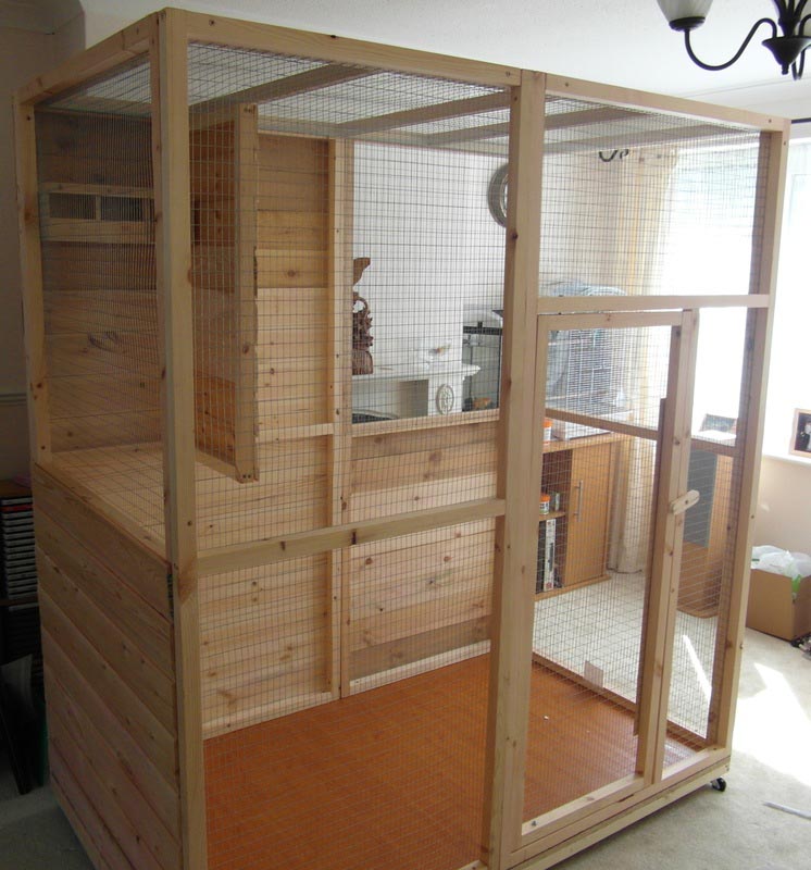 Wooden Homemade Bird Cages